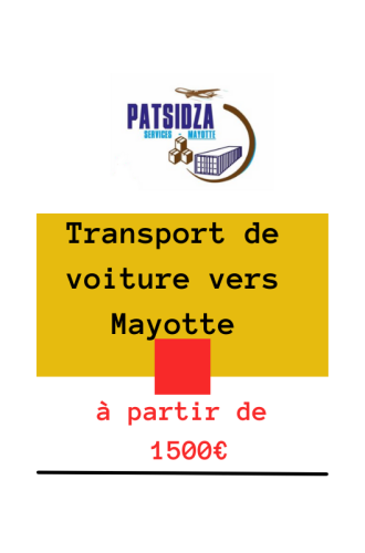 Transport de voiture vers Mayotte /vehicule